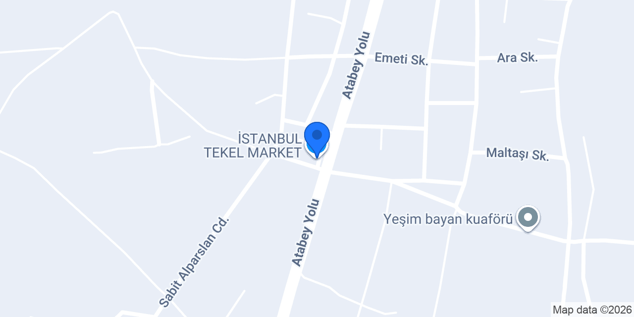 İSTANBUL TEKEL MARKET konumu