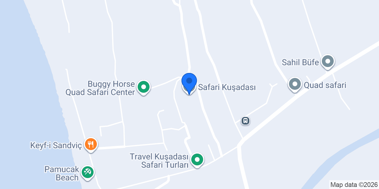 Safari Kuşadası konumu