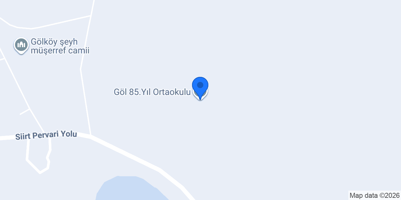 Göl 85.Yıl Ortaokulu konumu