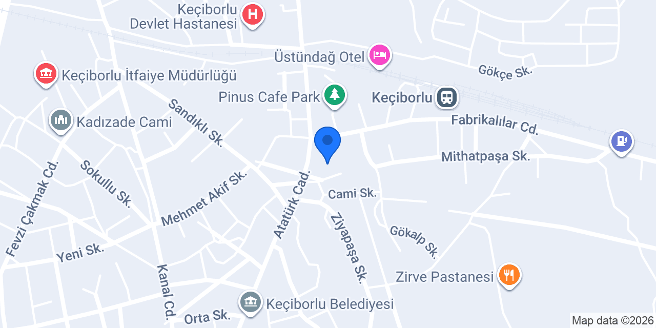 Keçiborlu Adliyesi konumu