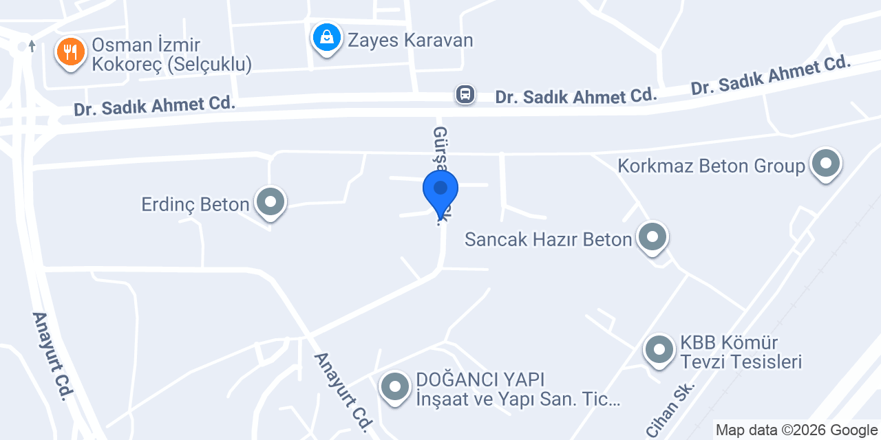 Ünal KORKMAZ Hazır Beton konumu