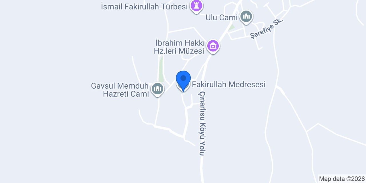 Fakirullah Medresesi konumu