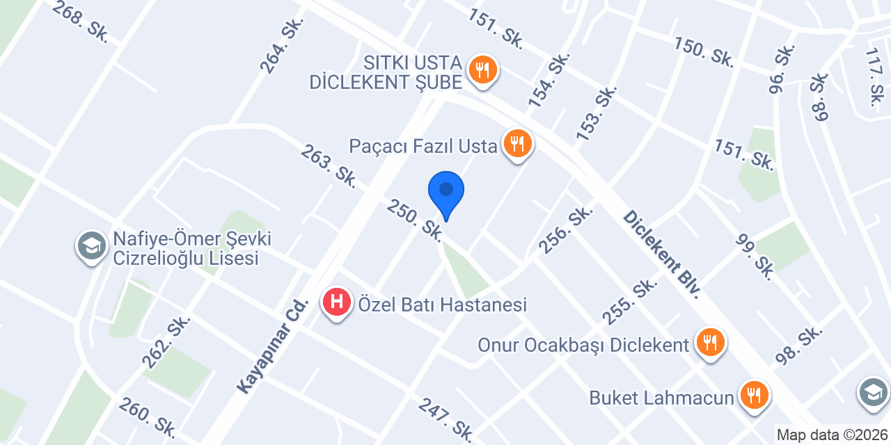 Demlik Cafe konumu