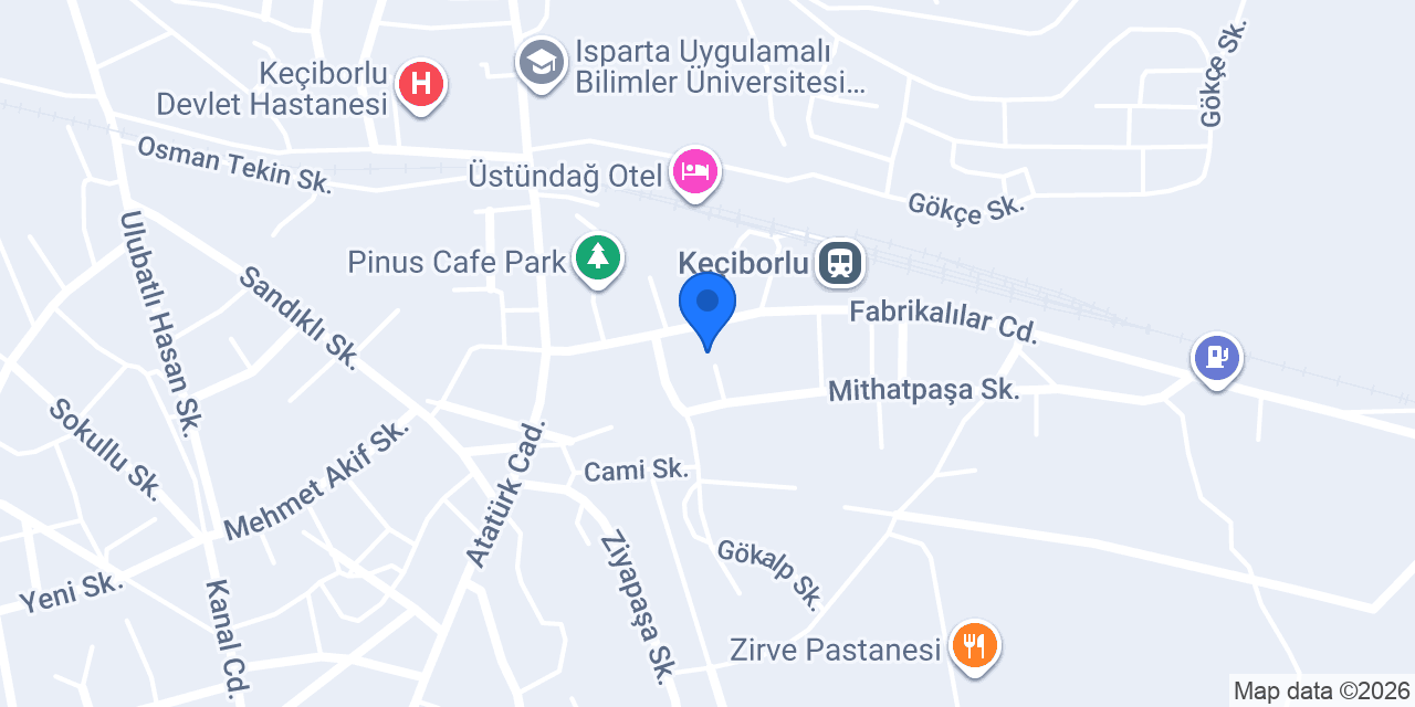 Keyf Cafe Bistro konumu