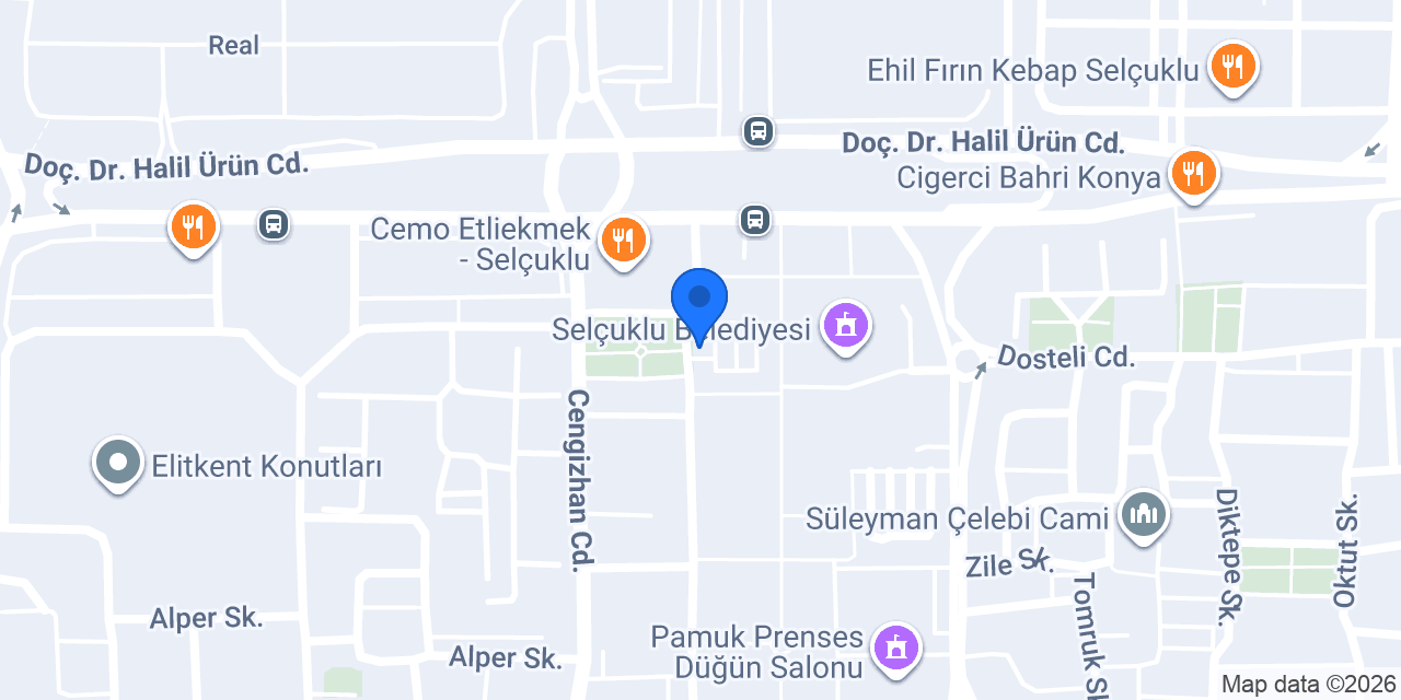 Selçuklu İstihdam Merkezi konumu