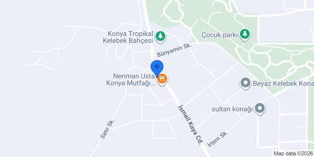Meşhur Ciğerci Han Restaurantı KONYA konumu