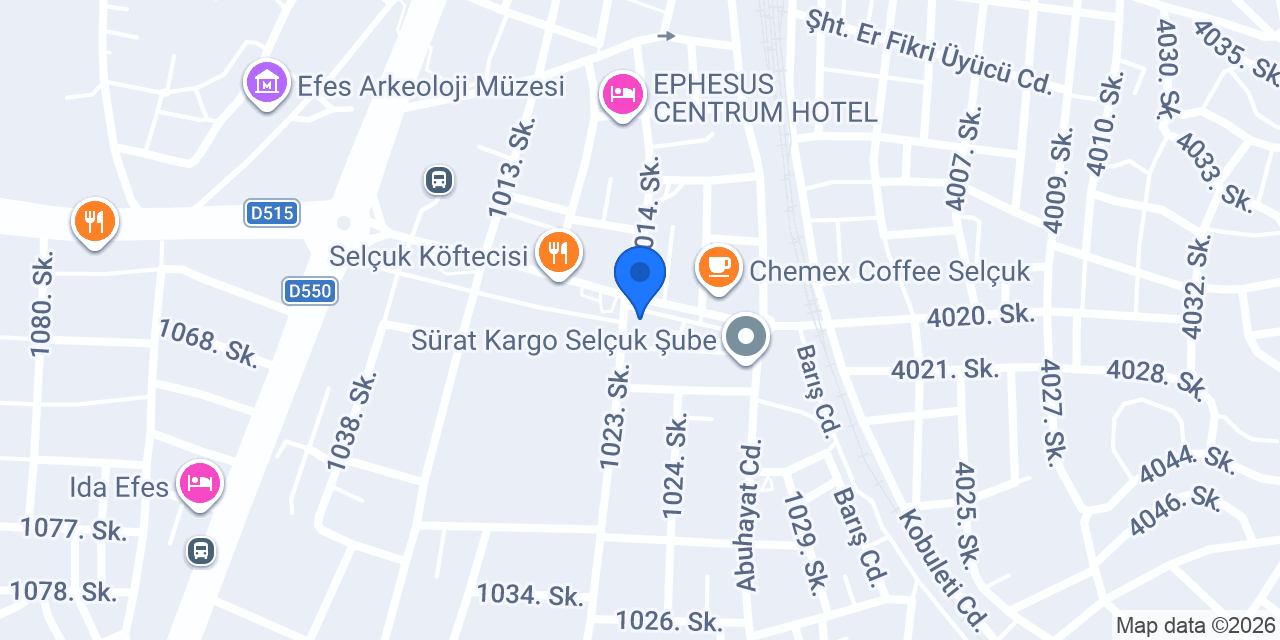 Özsüt Selçuk konumu