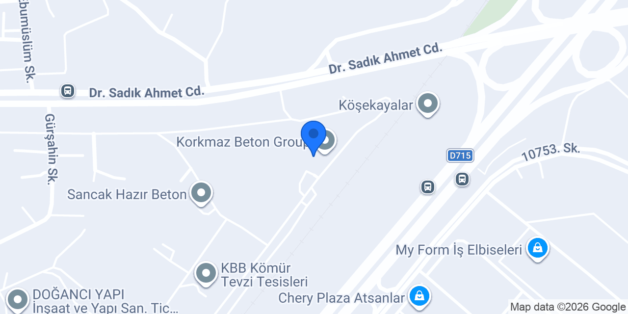 Likit Hazır Beton konumu