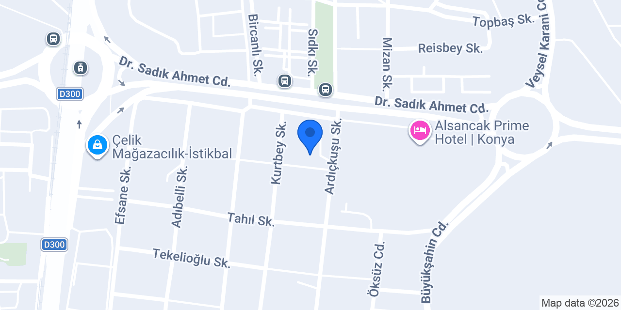 Konya Tabldot Yemek Samyeli Catering konumu