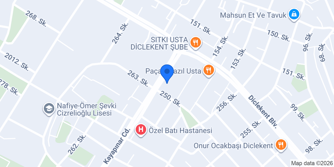 Emine İpek Nail Stüdyo konumu