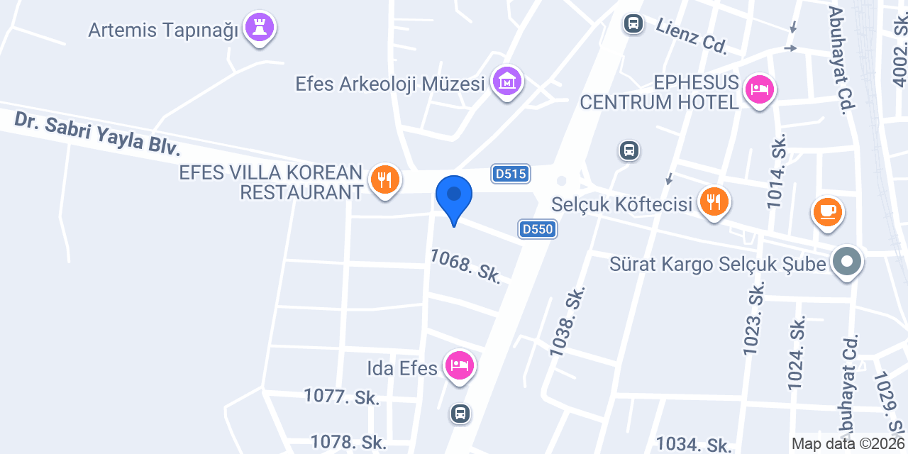 Mekan Villa Otel konumu