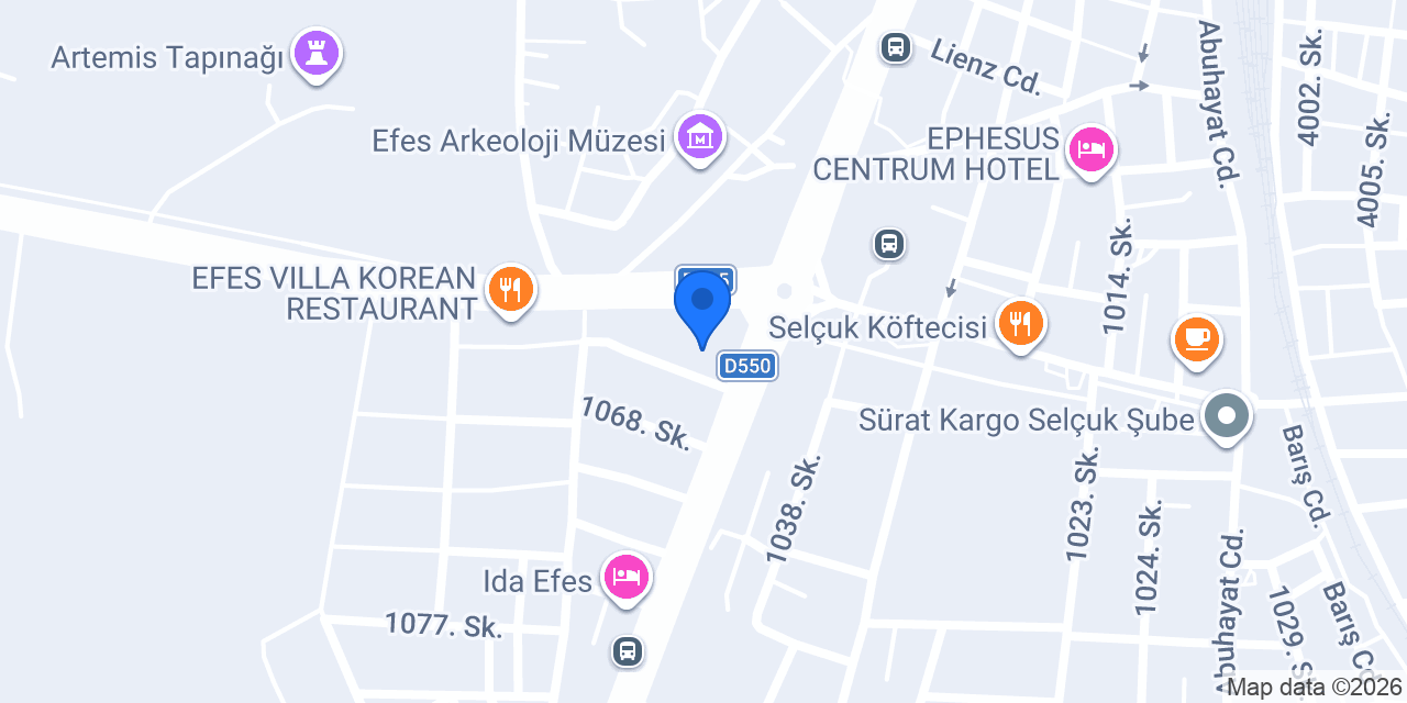 Selçuk Devlet Hastanesi konumu
