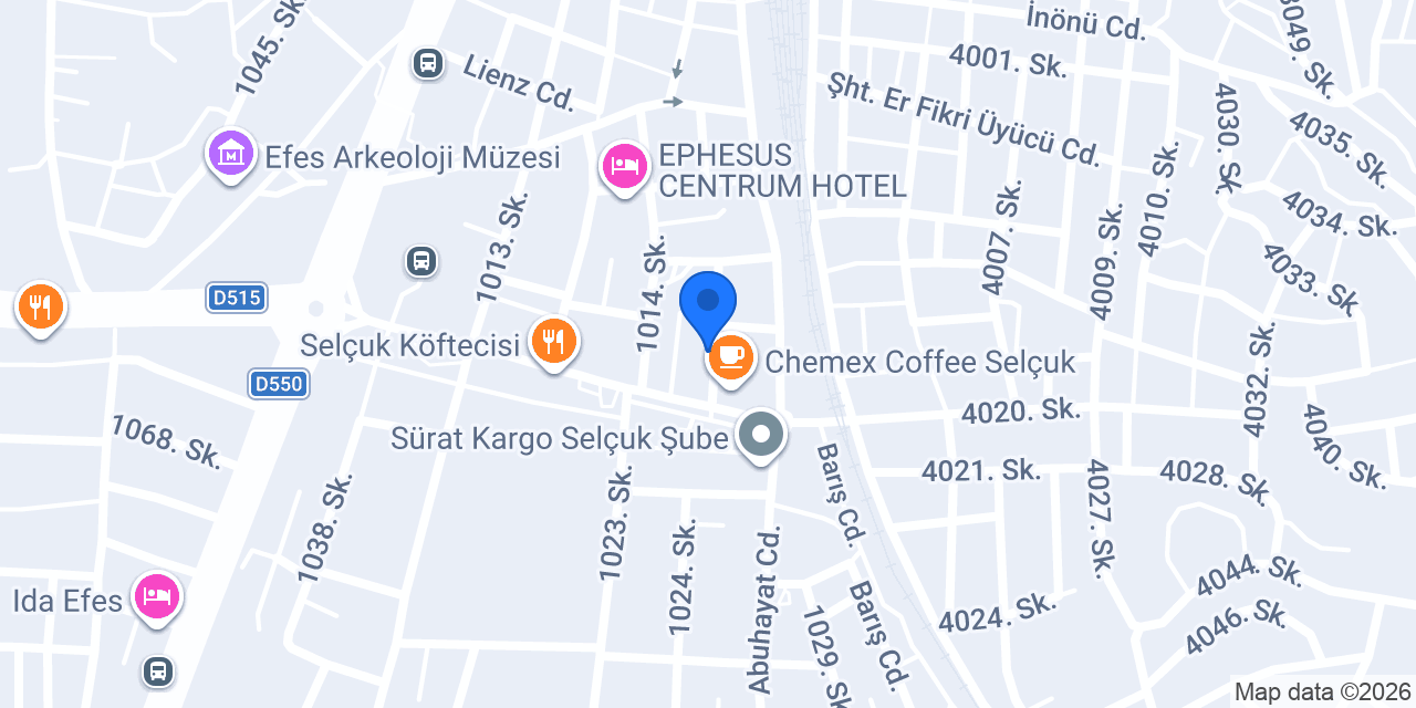 HESAPLI AVM SELÇUK konumu