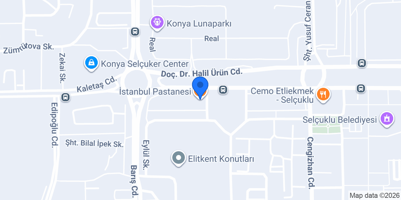 İstanbul Pastanesi konumu