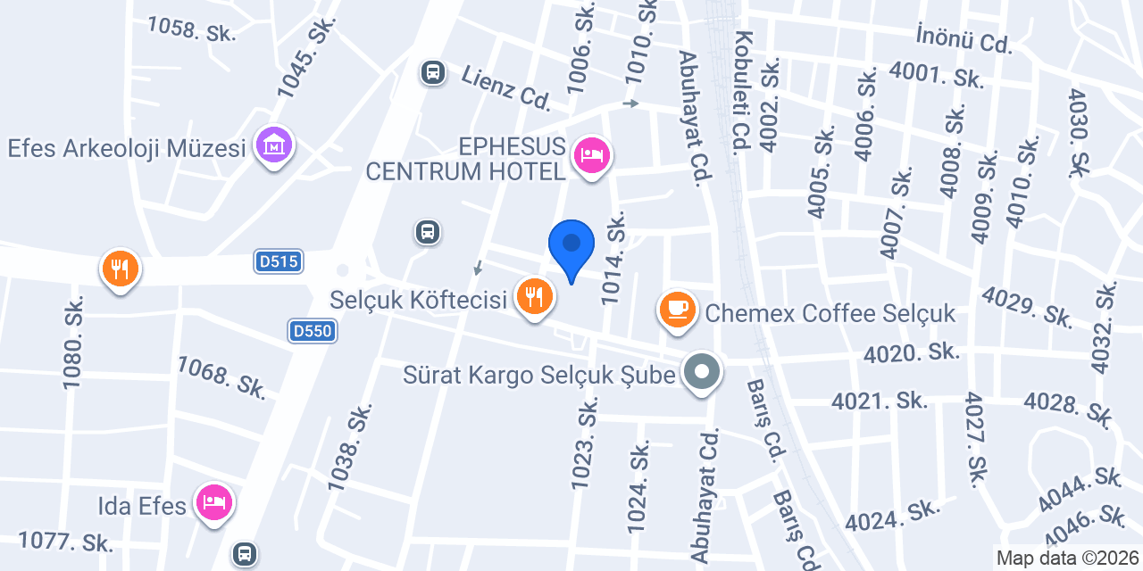 AVA HOTEL konumu