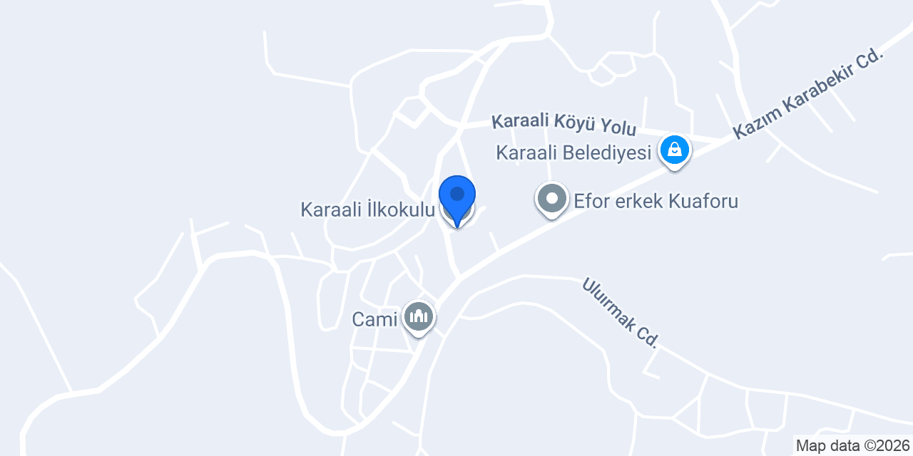 Karaali İlkokulu konumu