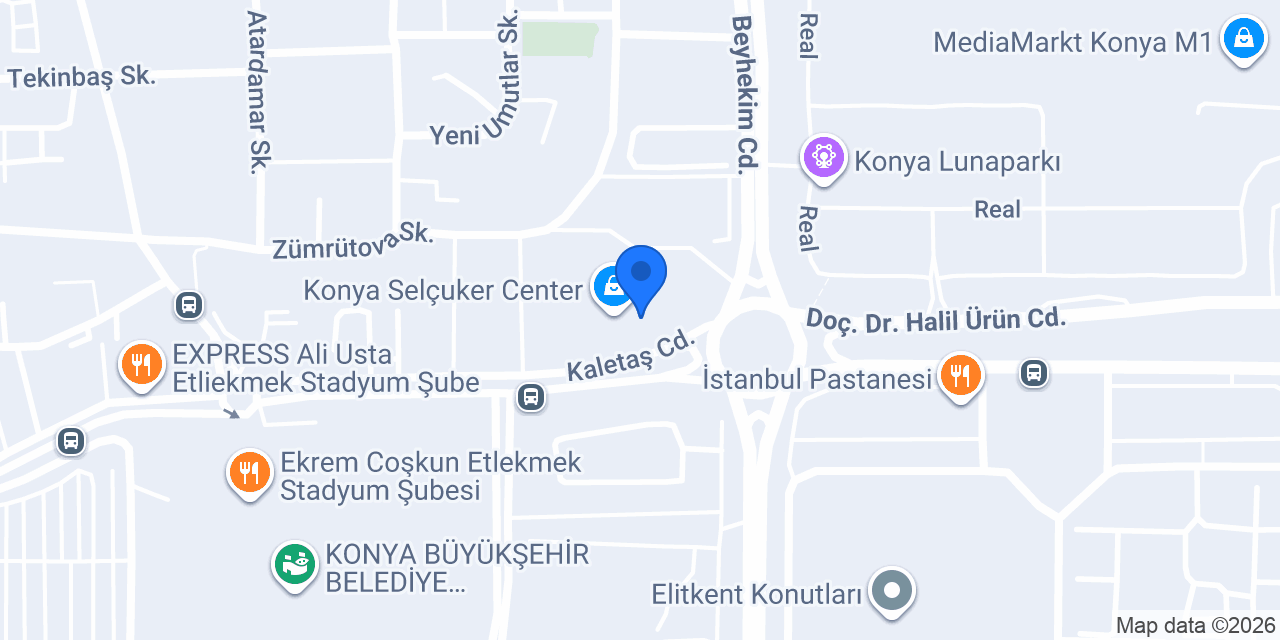 Ohannes Burger Konya Selçuker konumu