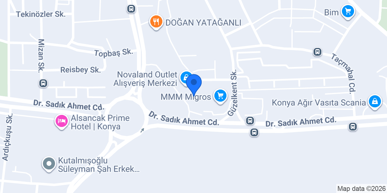 Green Motion Car Rental Konya konumu