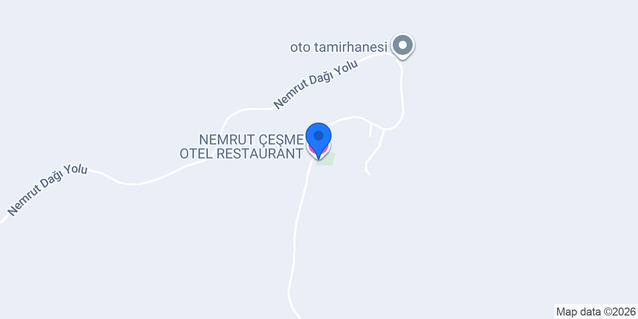 NEMRUT ÇEŞME OTEL RESTAURANT konumu