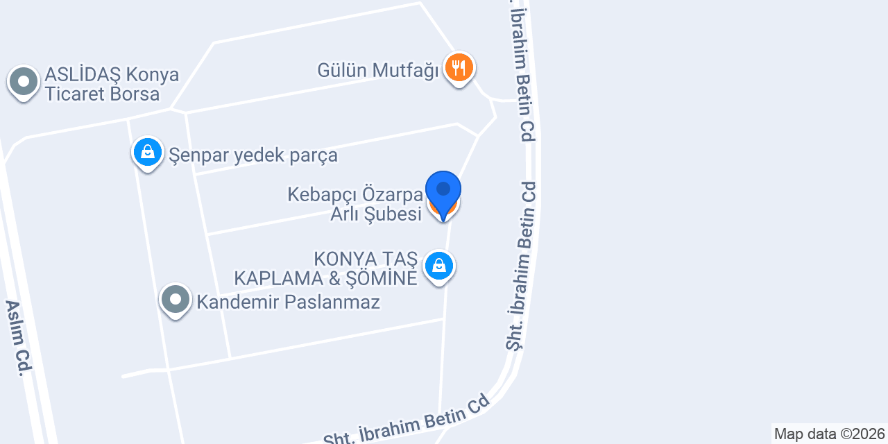 Kebapçı Özarpa Arlı Şubesi konumu