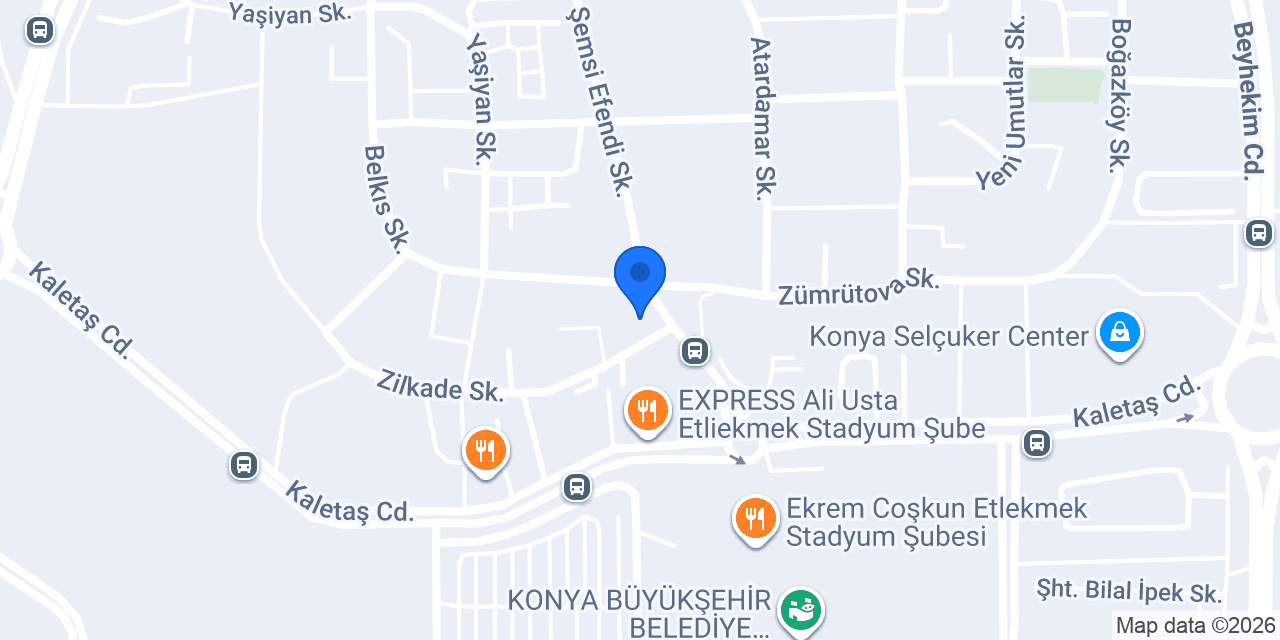 Yeniçağ Etli Ekmek konumu