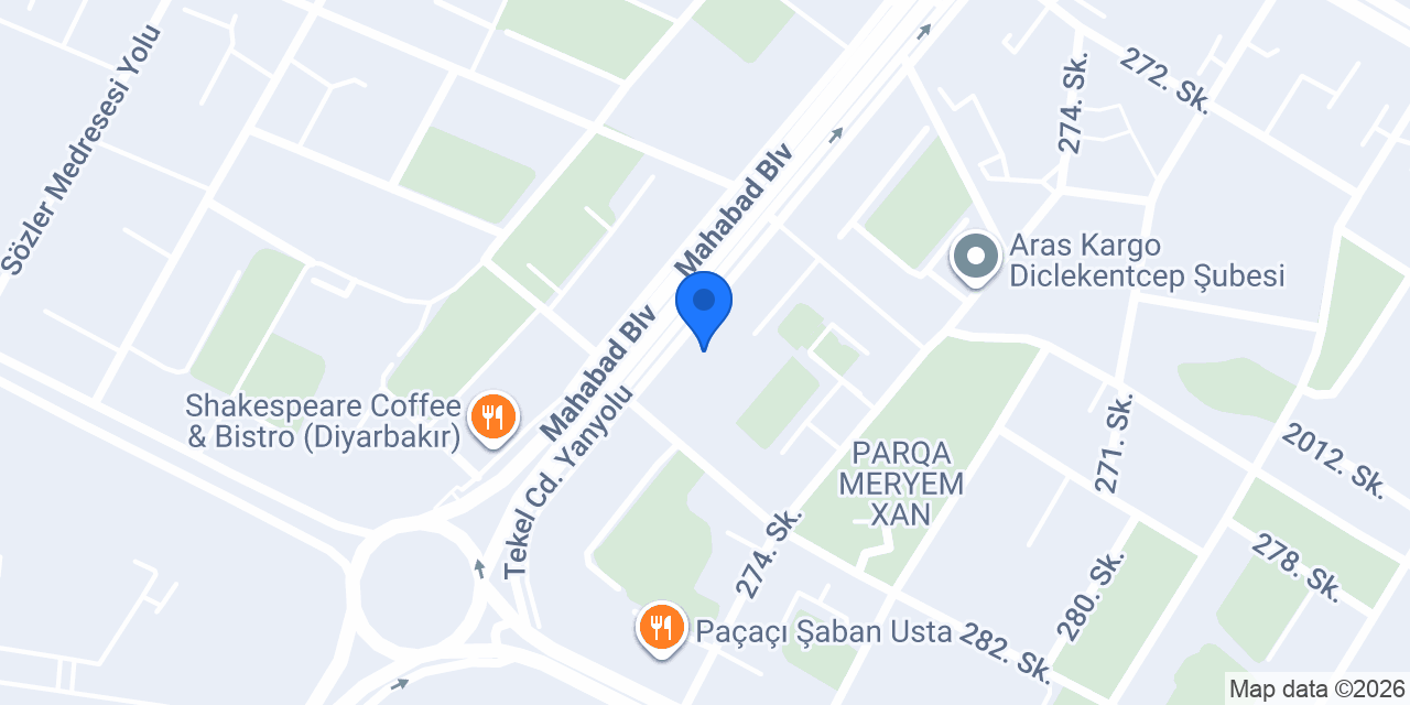 Diyarbakır Çiçekçi konumu