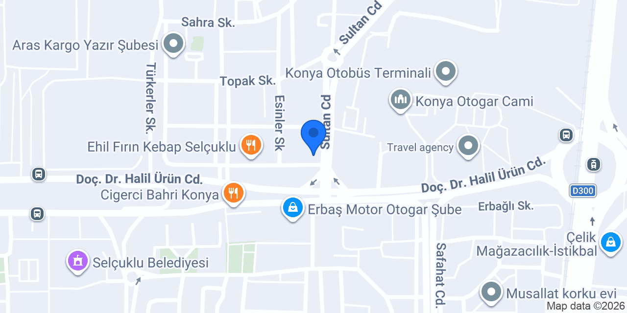 Ptt Otogar Şubesi konumu