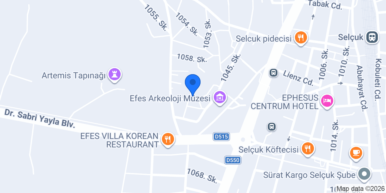 Anz Guesthouse pansiyon konumu