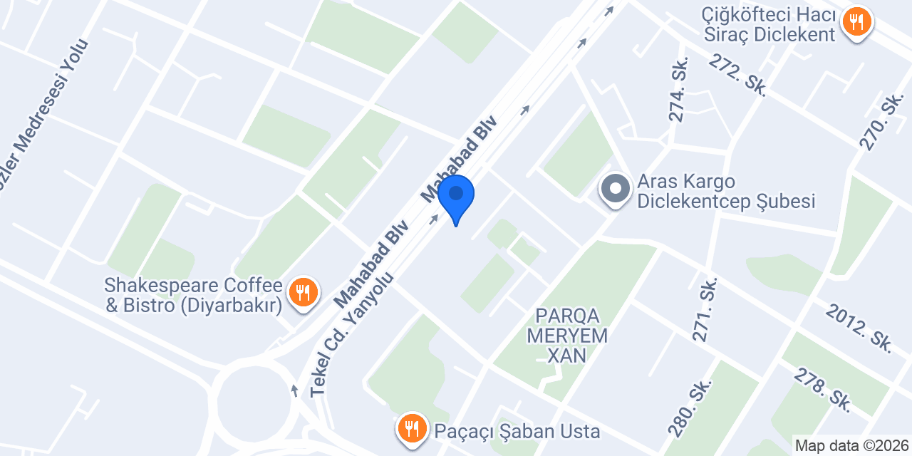 Hey Döner 75. Cadde konumu