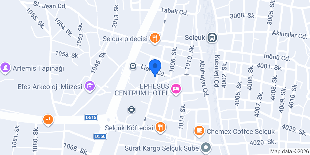 Perestan Pide Salonu konumu