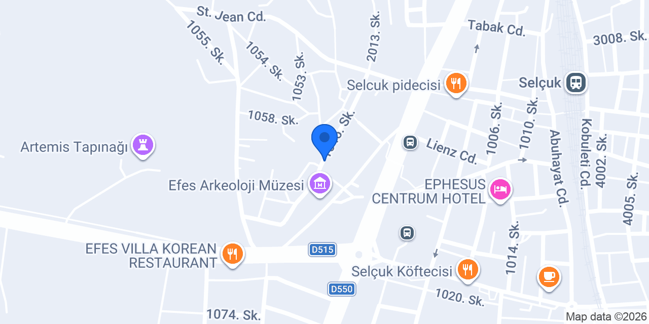 LİVİA HOTEL EPHESUS konumu