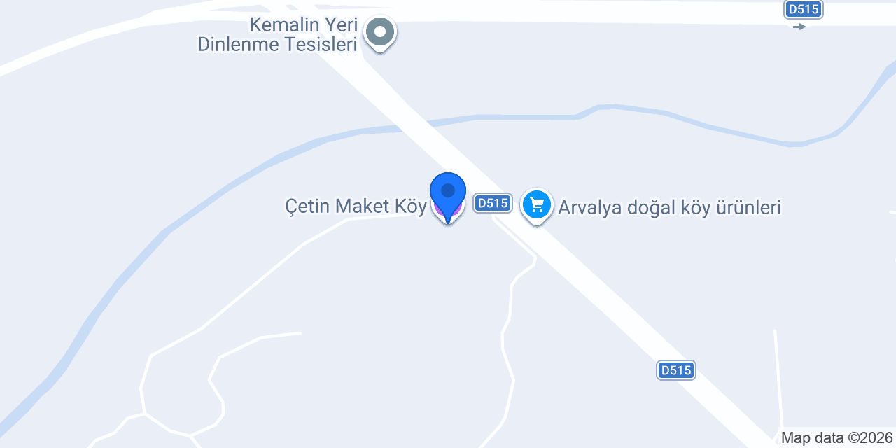 Çetin Maket Köy konumu