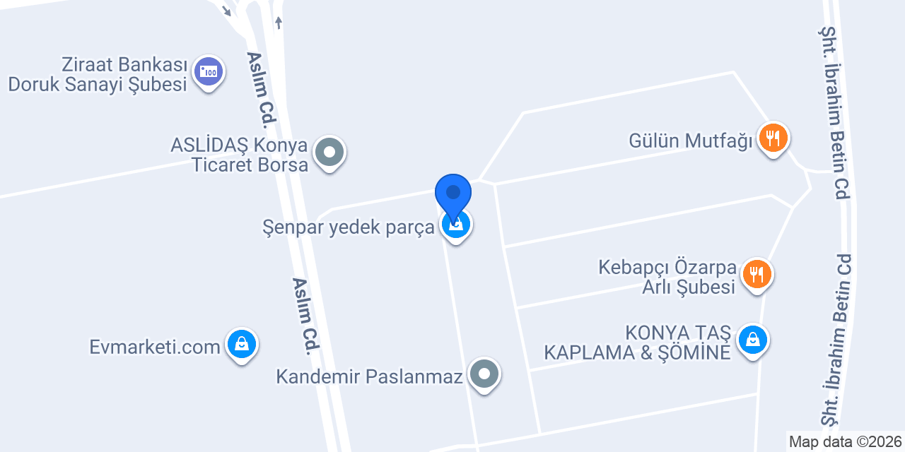 APH Group Turkiye - Konya konumu