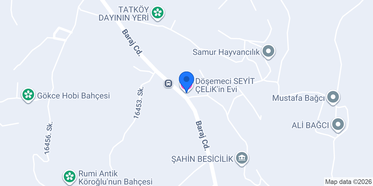 Döşemeci SEYİT ÇELiK'in Evi konumu