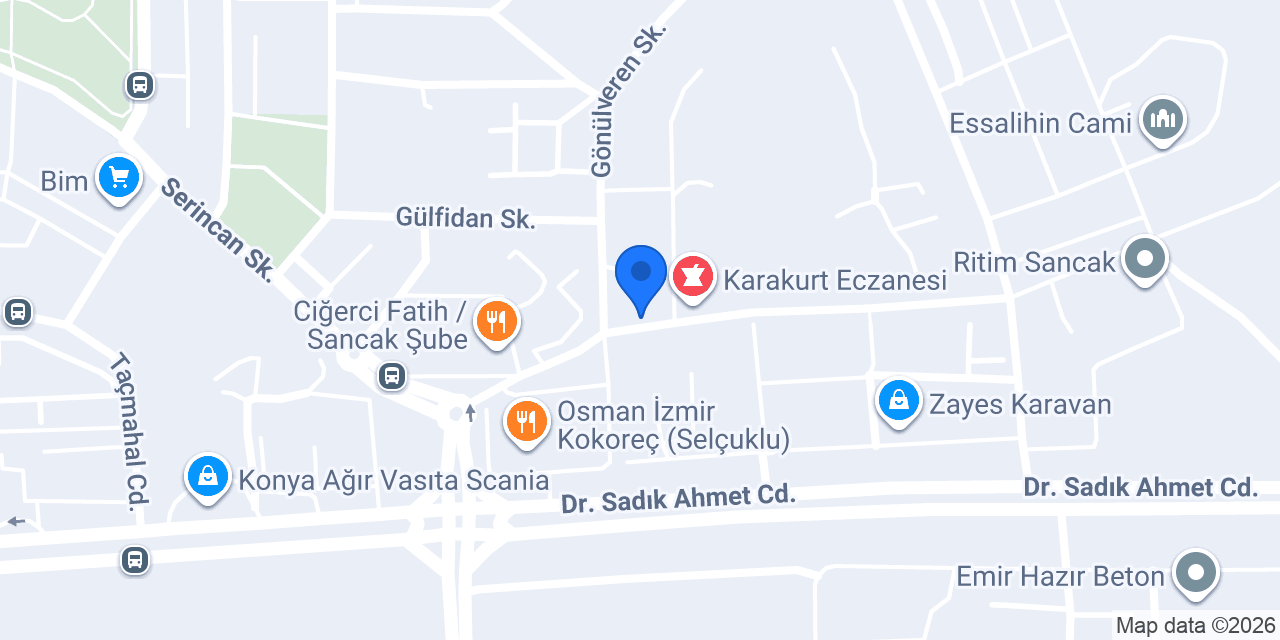Otantik Halı konumu