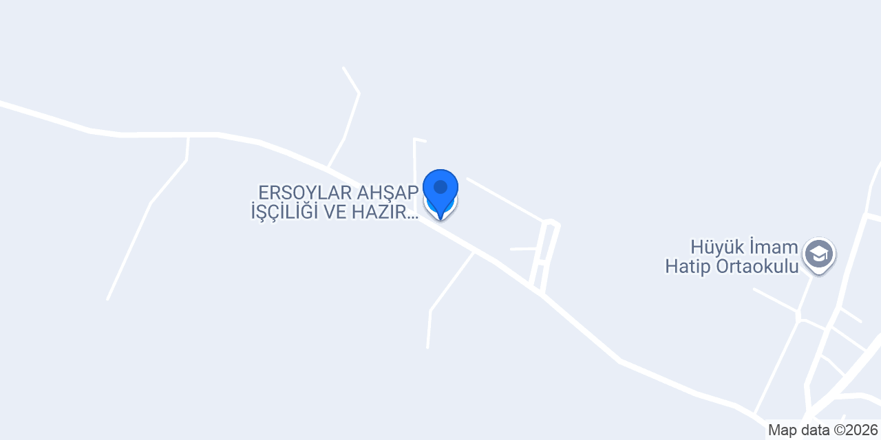 ERSOYLAR AHŞAP İŞÇİLİĞİ VE HAZIR KERESTE konumu