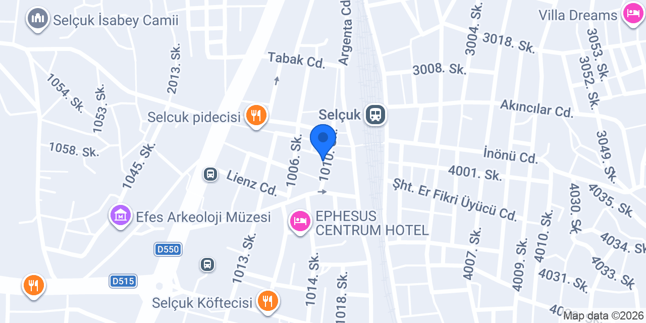 Çağatay Çiçekçilik konumu