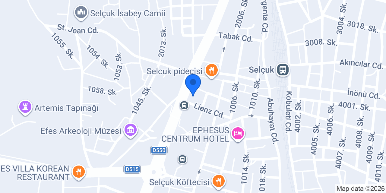 Selçuk Belediyesi konumu