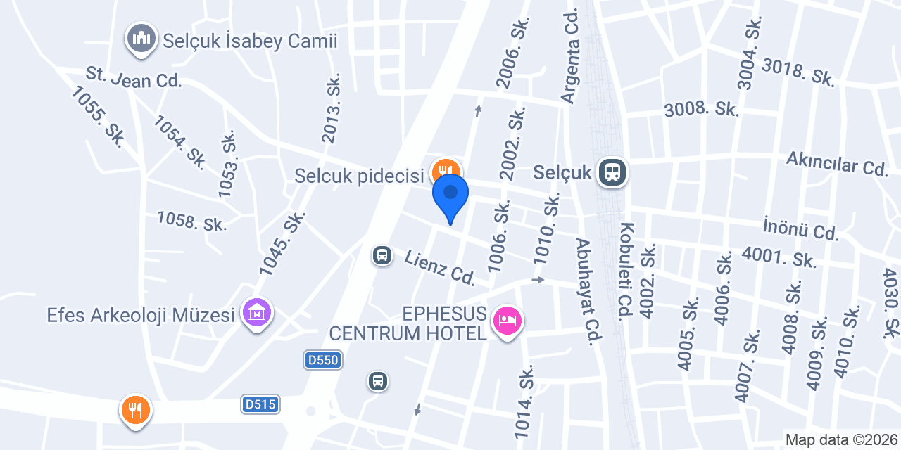 Efes Çilingir konumu