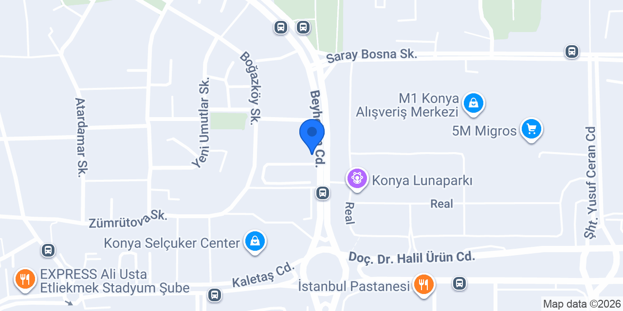 DENT REAL Ağız ve Diş Sağlığı | Konya Nöbetçi Diş Hekimi, İmplant, Zirkonyum, Ortodonti, Beyazlatma, Pedodonti konumu