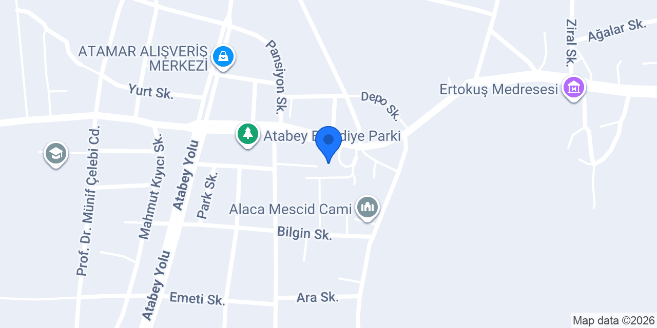 Atabey Eczanesi konumu