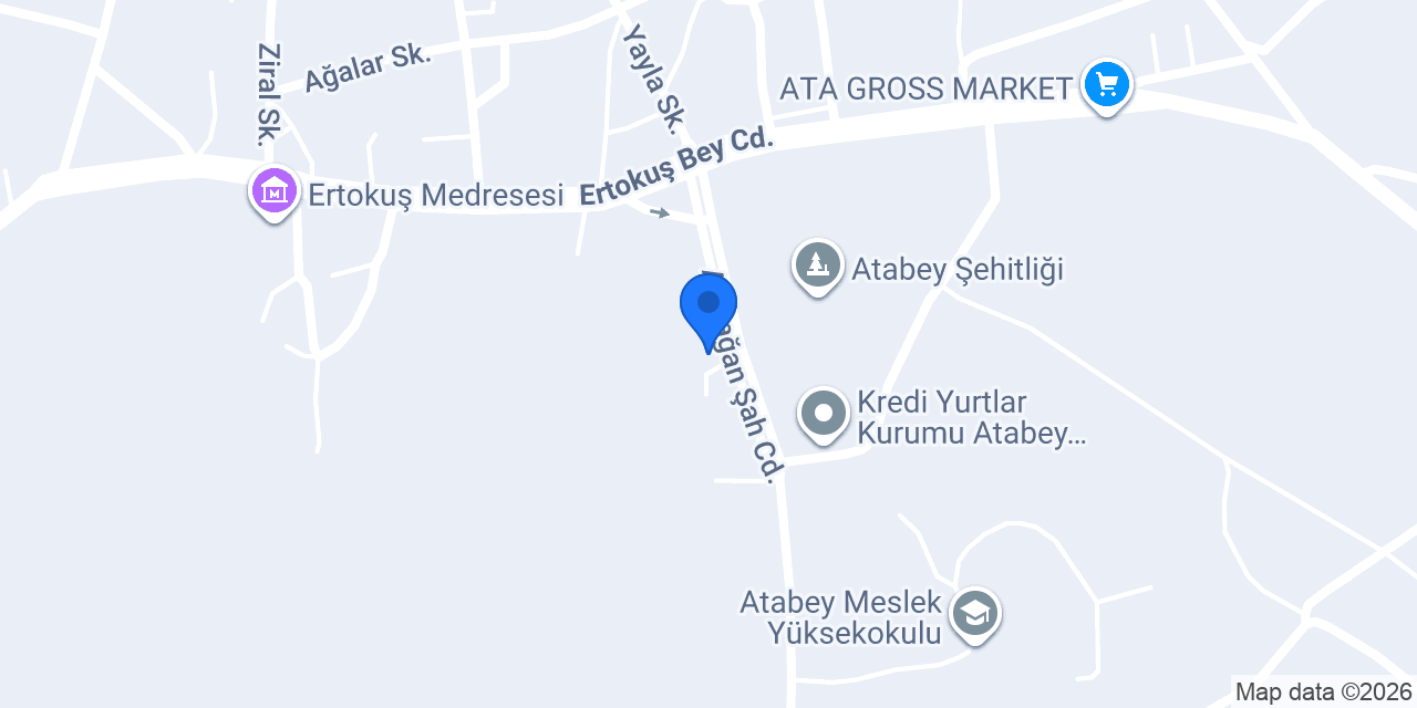 Hüma Hatun Öğrenci Apartı konumu