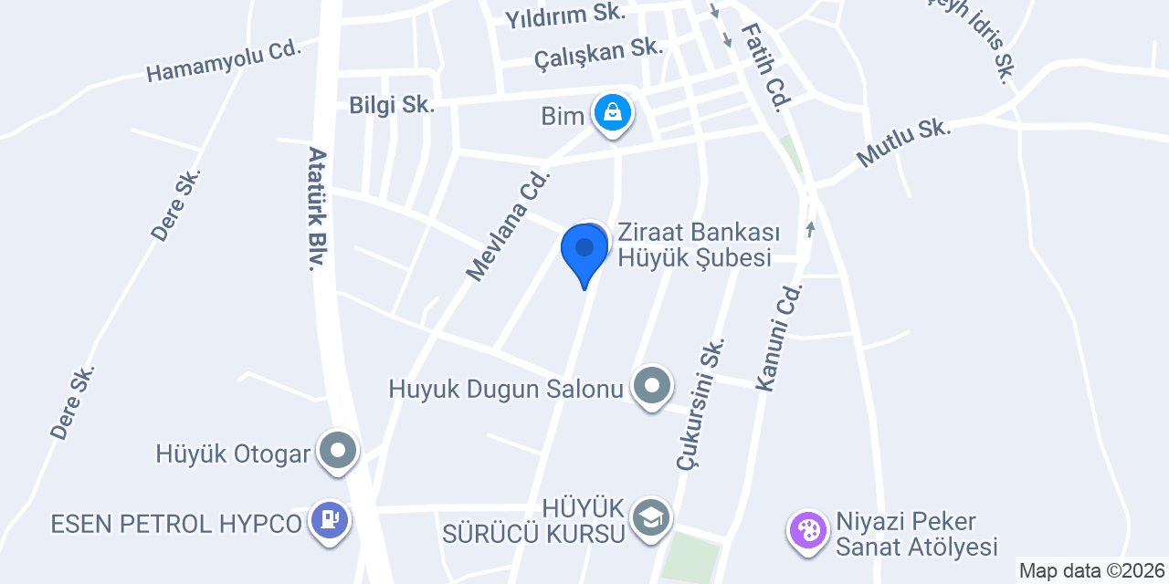 BAHAR COŞKUN KUAFÖR konumu