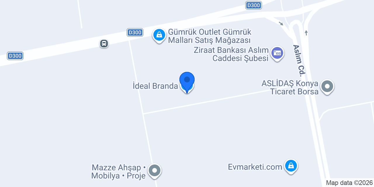 İdeal Branda konumu