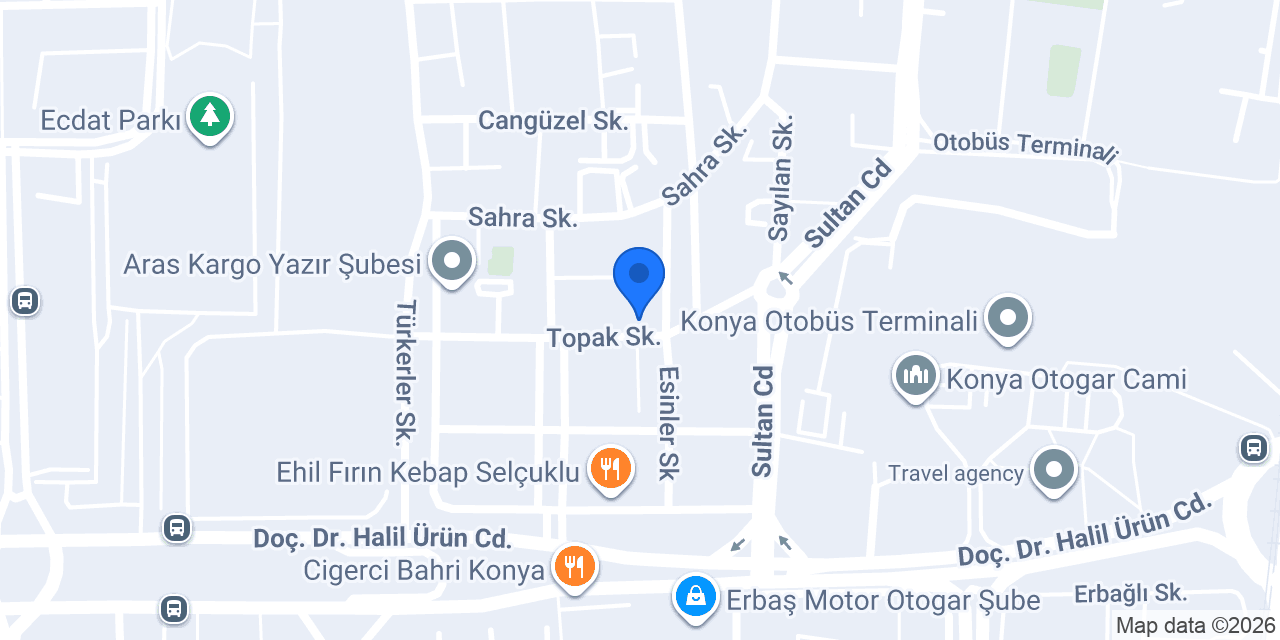 Metro Acil Express Kargo konumu