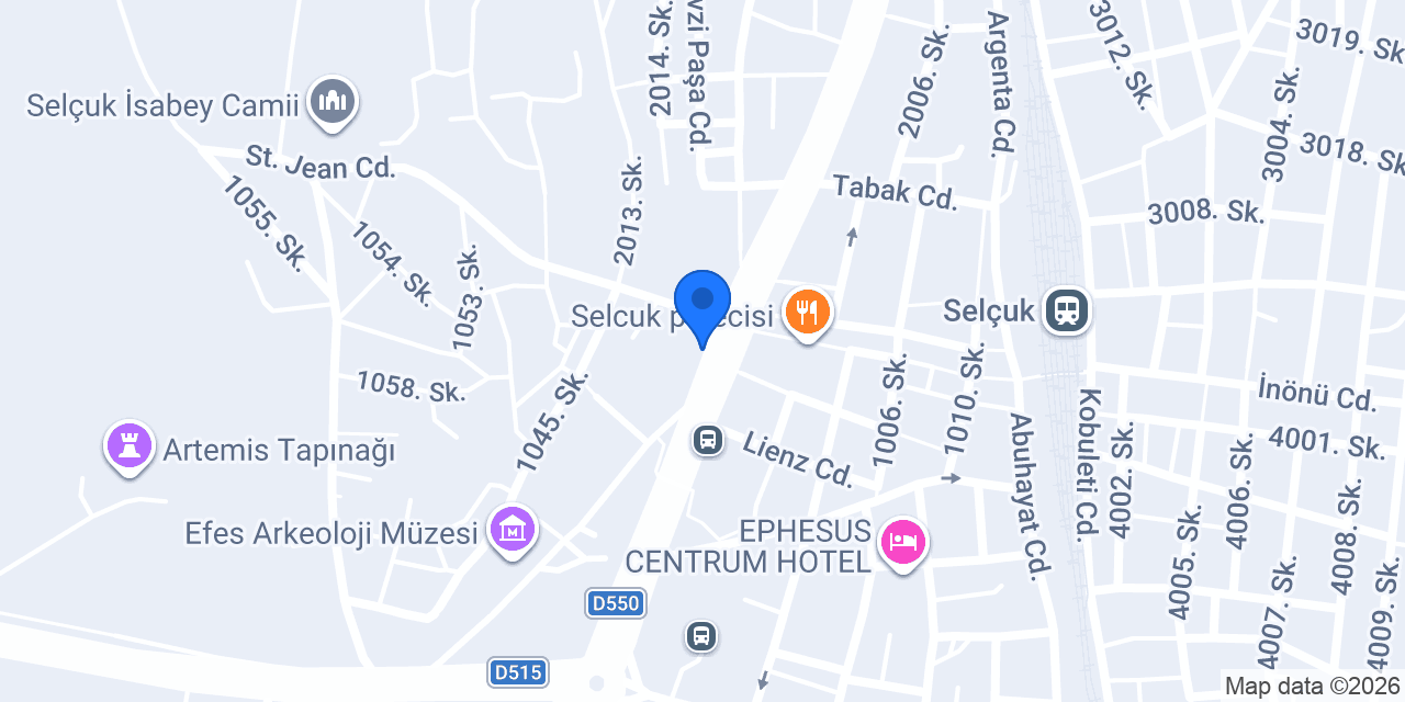 Yapı Kredi - Selçuk Şubesi konumu