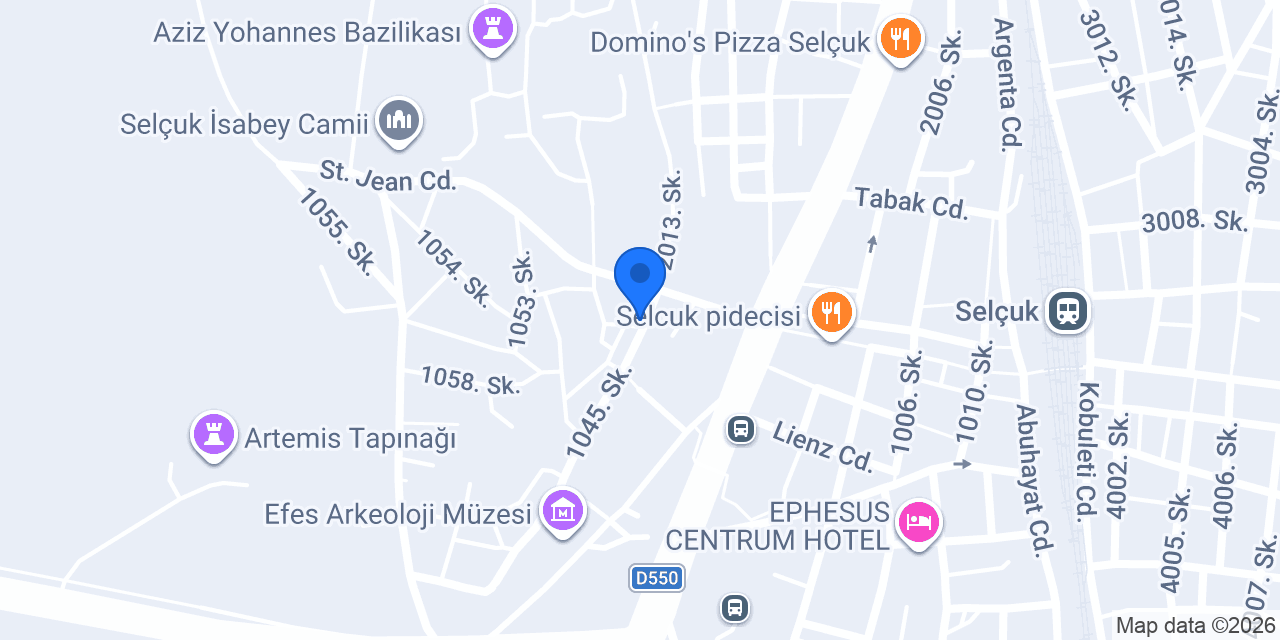 Kallinos Kafe konumu