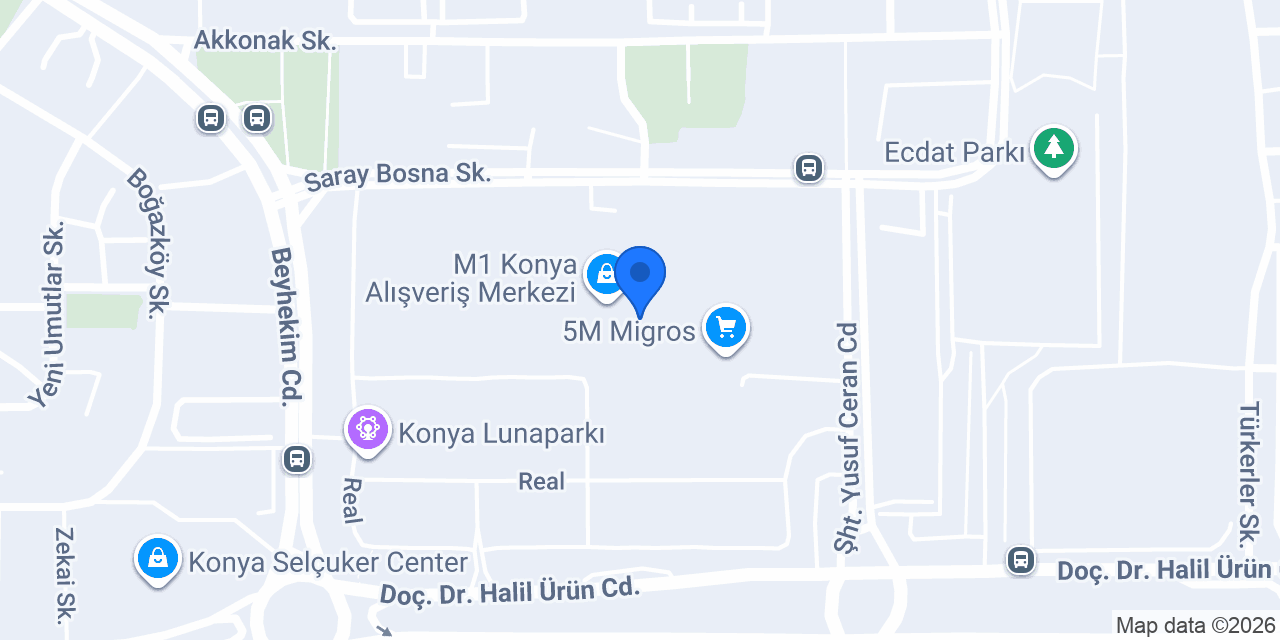 Express Anahtar Merkezi konumu