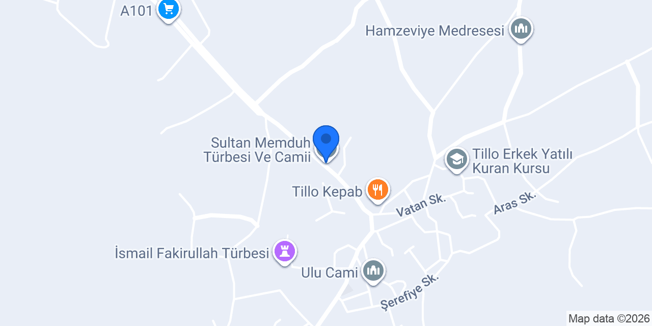 Tillo Kaymakamlığı konumu