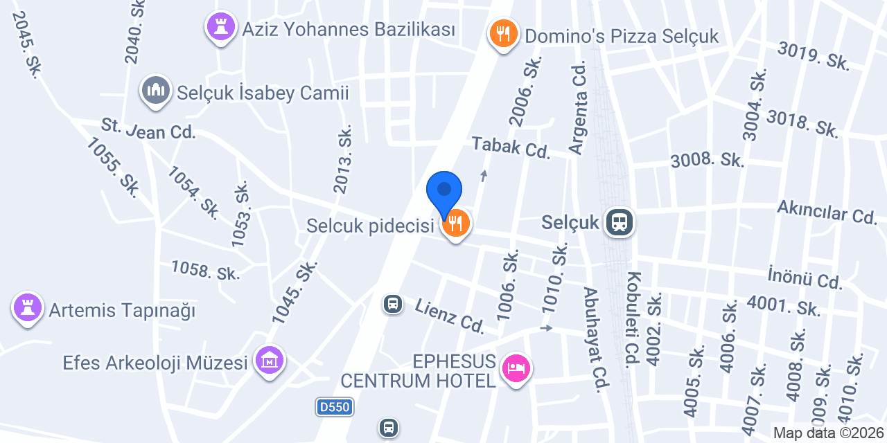 Halkbank Selçuk Şubesi konumu